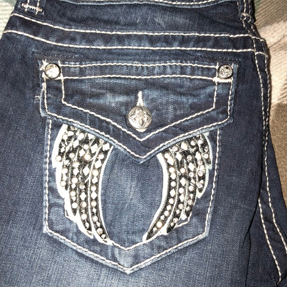 LIKE NEW $220- Miss Me signature SKINNY Angel - Picture 5 of 7